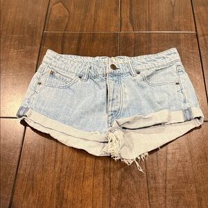 Volcom Light Blue Jean Shorts